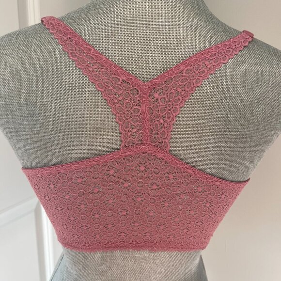 Victoria's Secret Pink Lace Bralette 36C NWOT - Picture 2 of 2